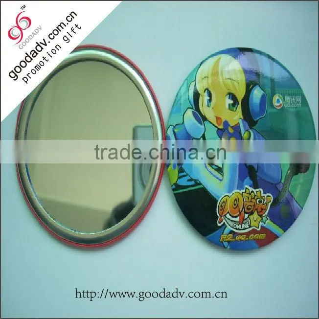 2014 Factory new design hot sell metal cosmetic mirror