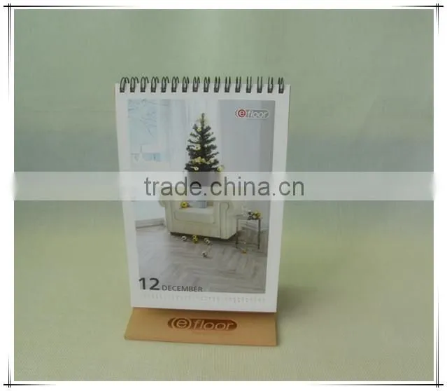 Fashion Design and Good Price Custom Printing Desk Calendar Manufacturer