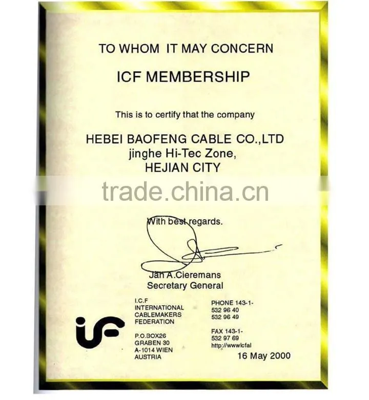low-fume and low-halogen, low-fume and non-halogen control cable made in China