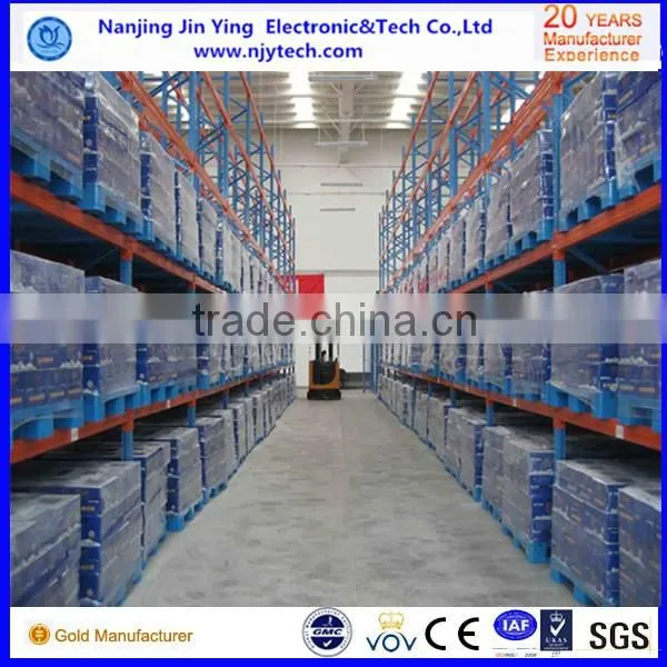 Warehouse storage heavy duty beem racking