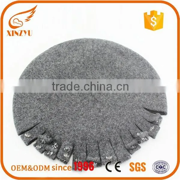 Stick drill ladys elegant softextile custom french military beret cap