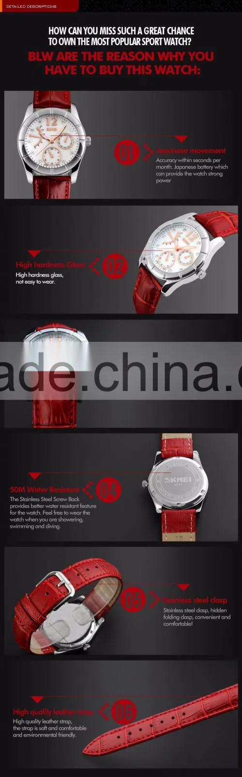 SKMEI Luxury Quartz Analogue Watch