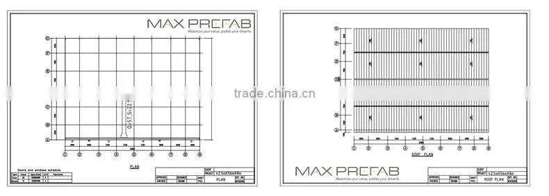 Economic Prefabricated Light Steel Prefab Warehouse