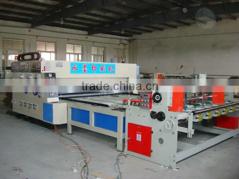 Paper feeding machine for water-ink printing&slotting machine