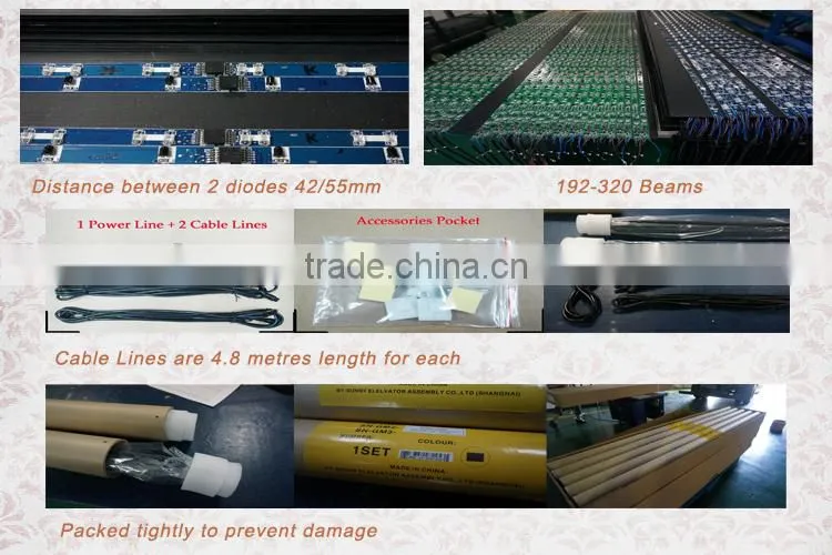 Quality hot-sale high quality led light curtain wall