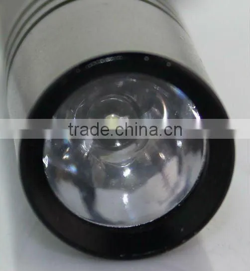 1pc Straw hat LED Aluminum flashlight