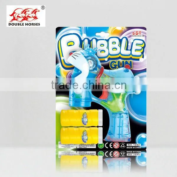 2013 lighted bubble gun children outdoor toys 1092-2 bubble gun