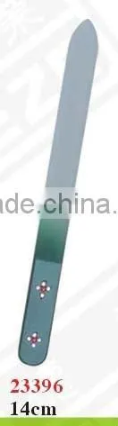 23426 Rounded top crystal glass nail file