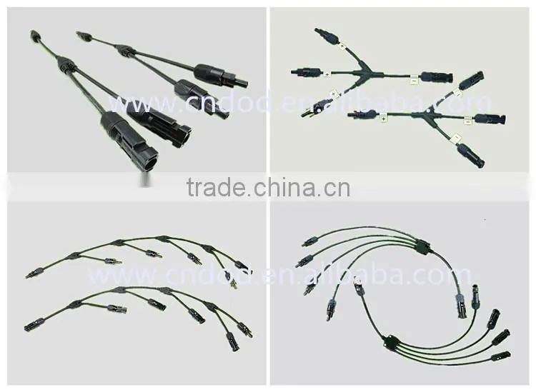 High efficiency 5w to 330w MC4 connector with TUV, IEC, CE, CEC solar system connector