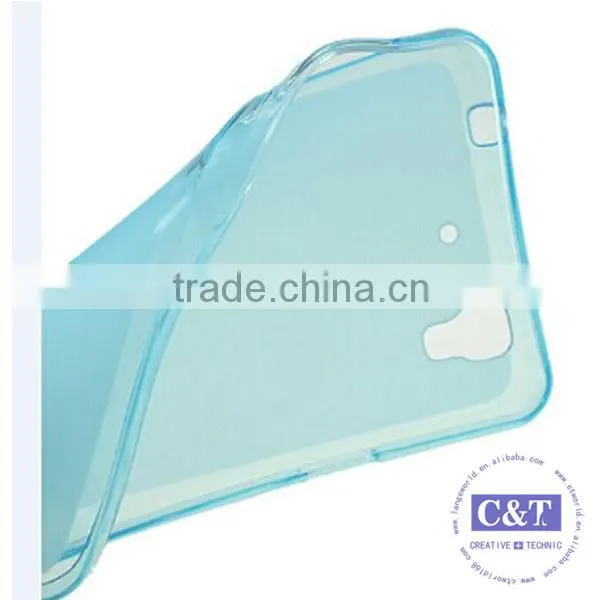 C&T Customized transparent soft tpu cover case for Micromax Yu Yureka