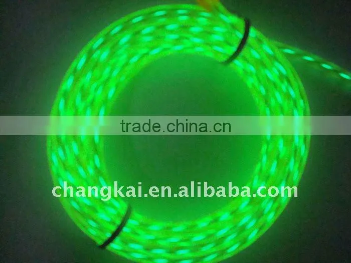 High Brightness Lemon EL chasing wire