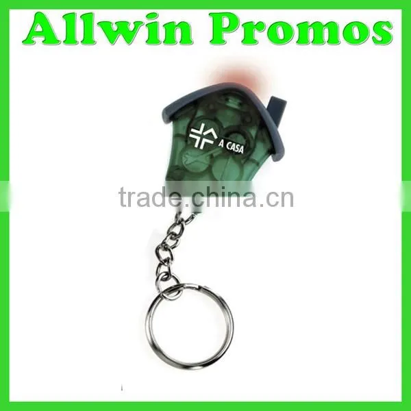 Mini House Flashlight Keychain