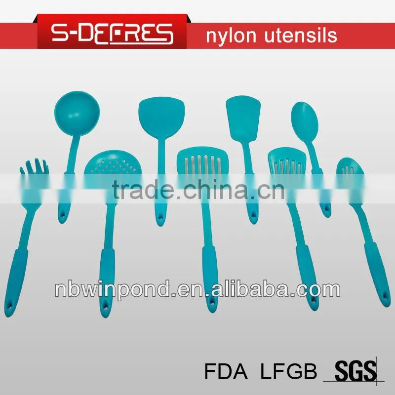 High quality nylon kitchen utensils elegant korean kitchen utensils