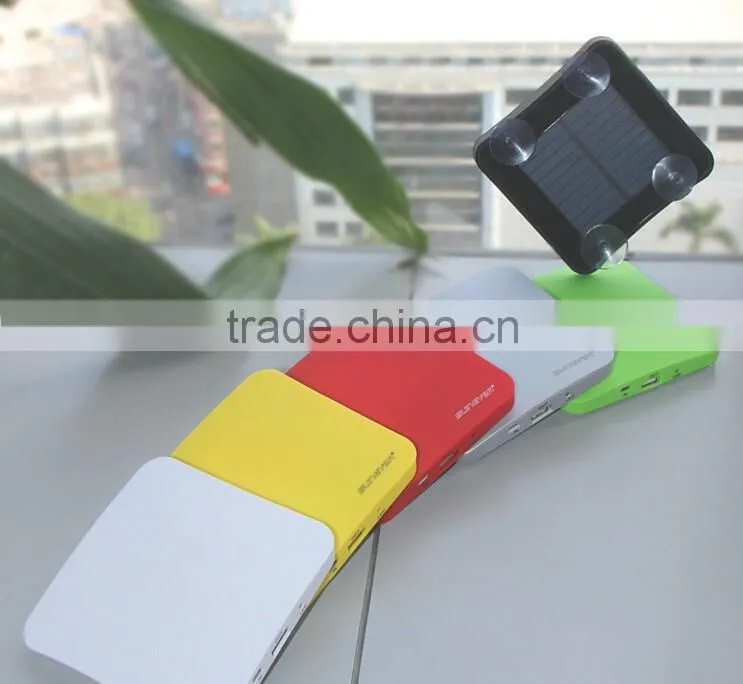 Mobile phone accessory solar battery charger solar power battery charger with sticky side
