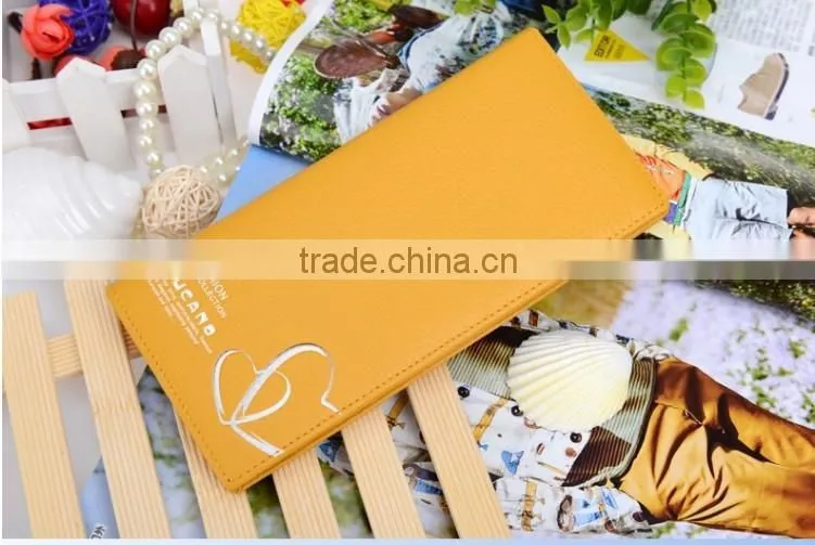 Nice pu leather women wallets with card holder