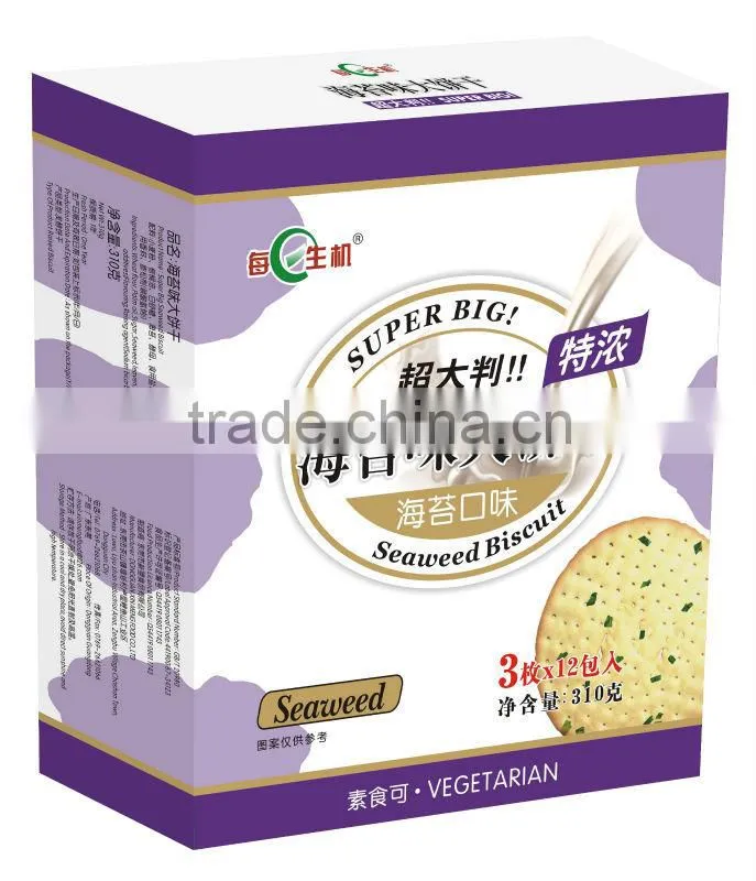 Super Big Biscuit Cracker With Fresh Sping Onion