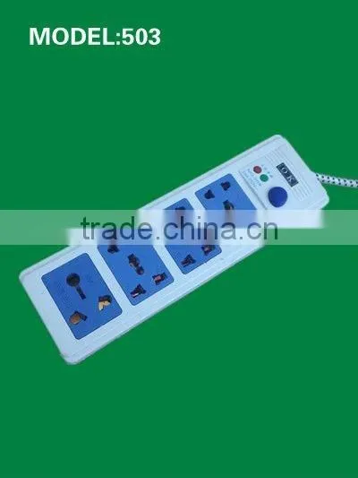 best price 5 pole multi extension socket