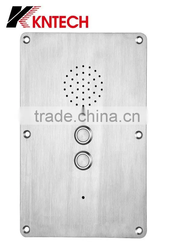 KNTECH Industrial Emergency Telephone Wireless Elevator Phones stainless stell IP network audio intercom terminal