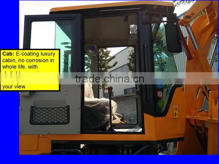 ZL20 high quality 1.5 ton mini wheel loader with lasted price list