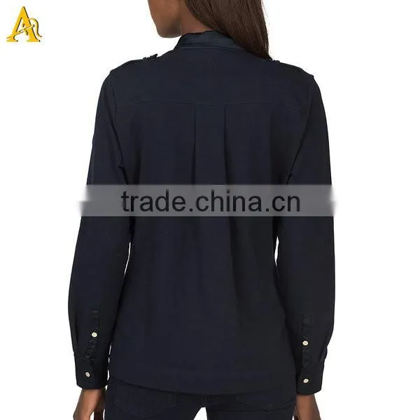 cotton blend polo t shirt custom polo shirt with pocket