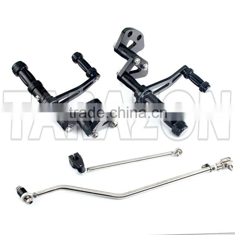 Motocycle Custom Made CNC Aluminum Adjustable Rear Sets Forward Foot Controls