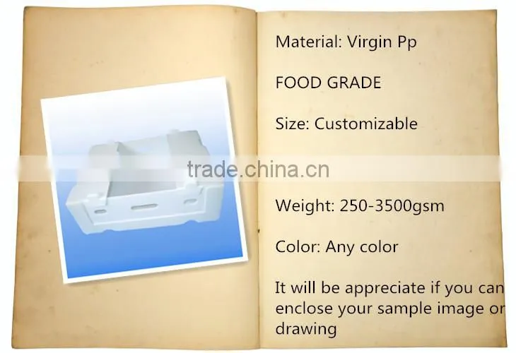 Corrugated Plastic Storage Box for fruit