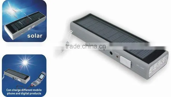 Portable Solar Flashlight Radio & Solar Charger (XLN-812B)