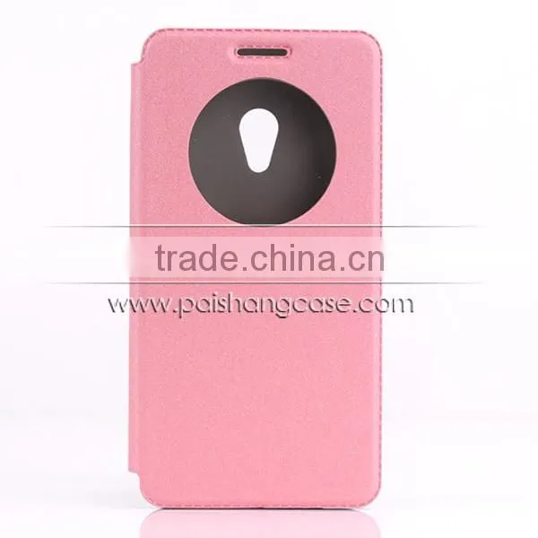 5 inch folio leather case for ASUS Zenfone 5
