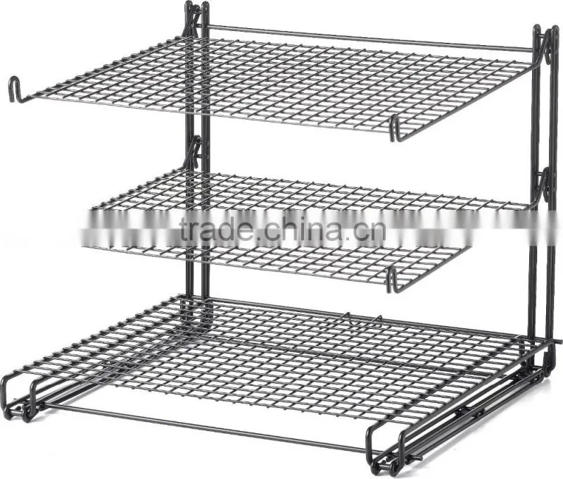 Icegreen Kitchen Use Metal 3-Tier Stackable Cooling Rack
