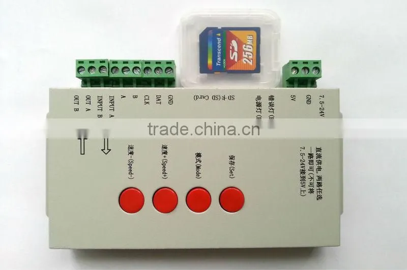 programmable DC5V led pixel light rgb controller with SD car