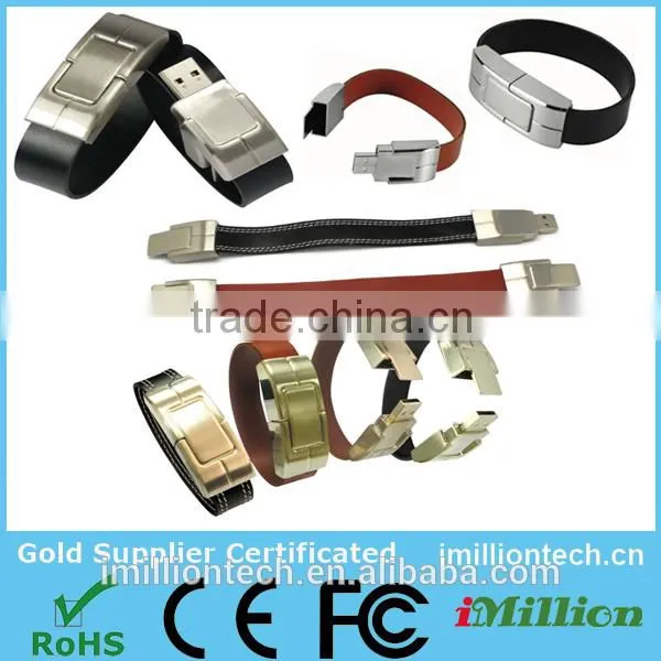 Novelty Goods From China Bracelet USB Flash Drive
