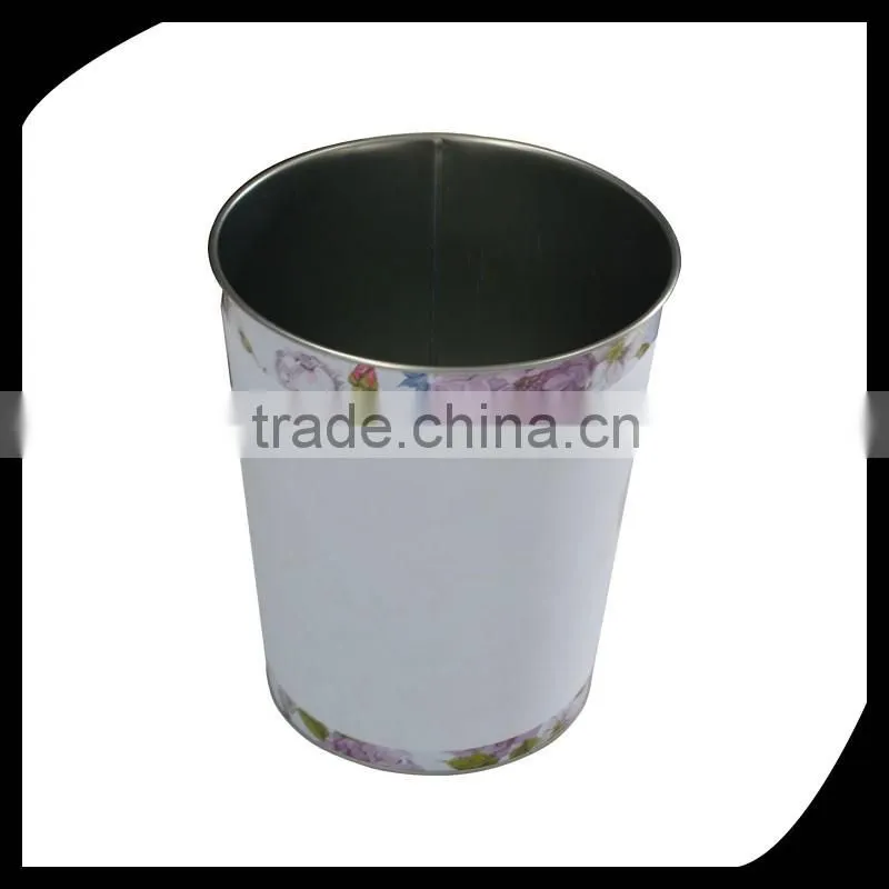 Metal ash-bin/tin waste bin/metal waste container/ tin garbage can