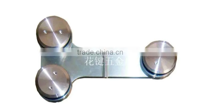 HOT SALE stainless steel three points glass connector