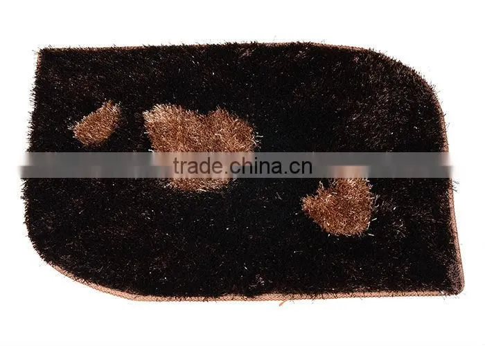 long pile shaggy silk entrance door mat