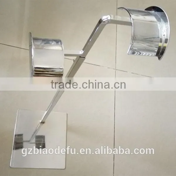 double side ,adjustable metal display stand for bags
