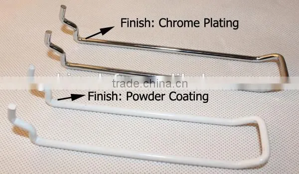 Metal /Iron euro pegboard display hook