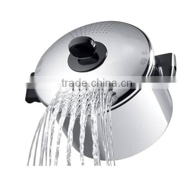 2014 new style wholesale Stainless Steel 8-Quart Covered Straining Stockpot