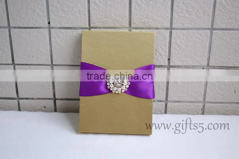 Handmade Luxury wedding invitation boxes wholesale