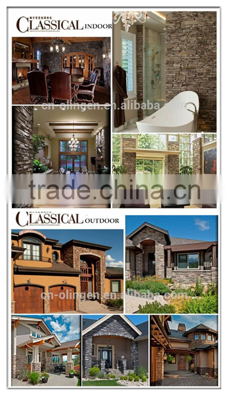 Rich in color artificial stone stacked stone series