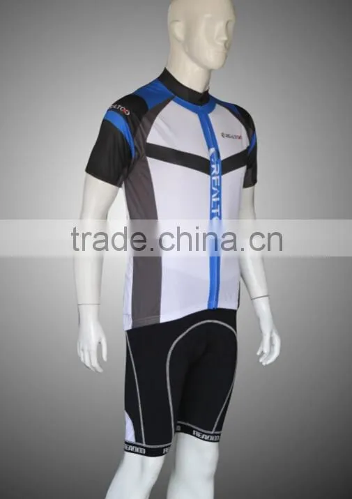 2015 free design fashion reflective Custom Cycling Jersey