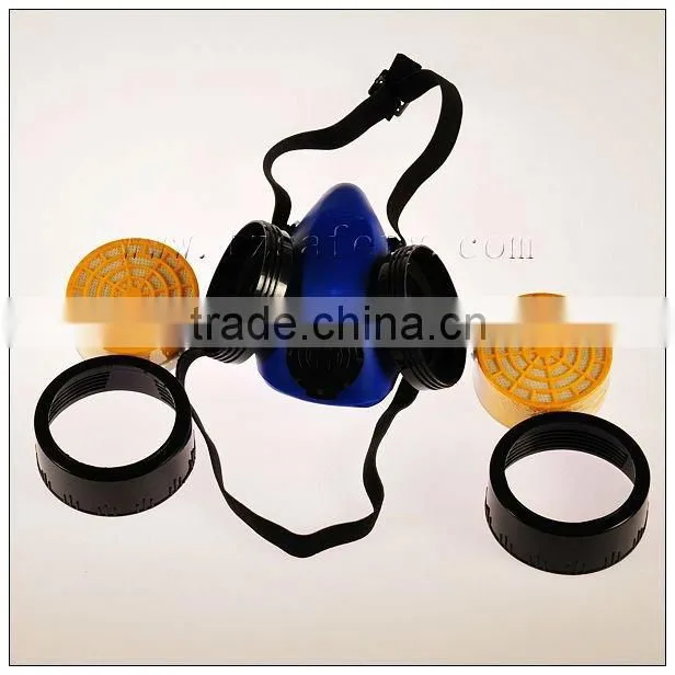 double cartridge gas mask with CE