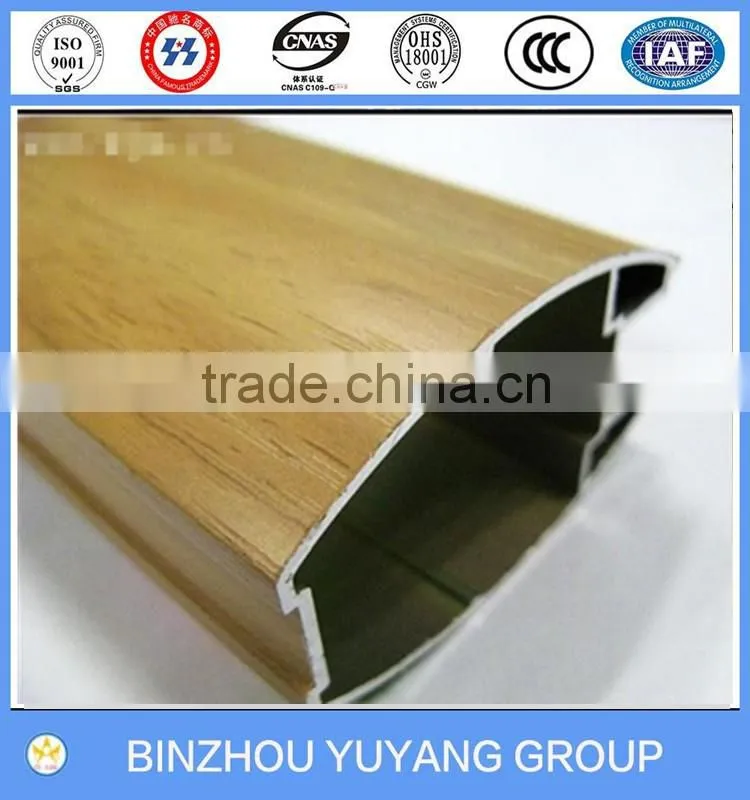 wood transfer aluminium profile