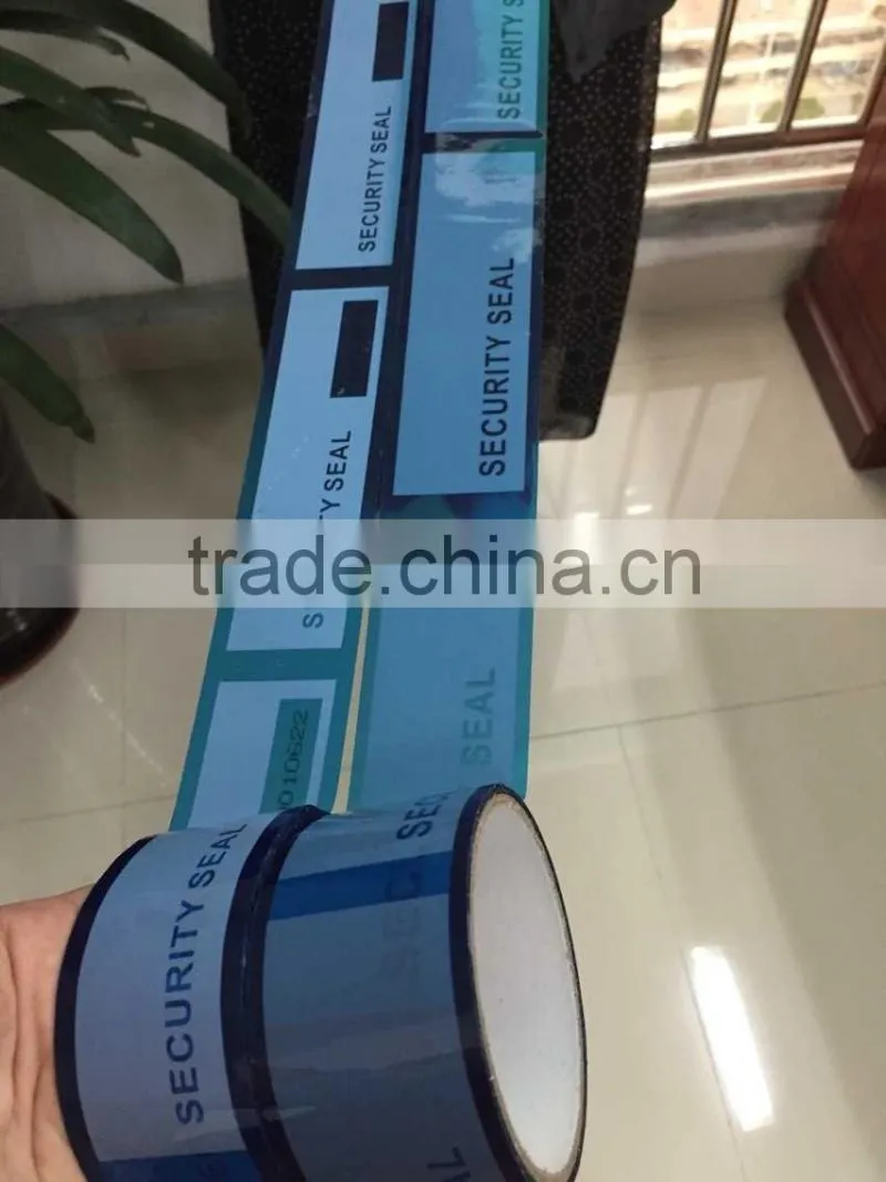 security sticker with void letter