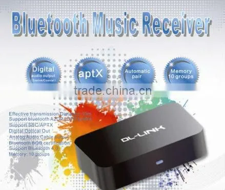 Factory direct supply! TS-BTAD01 Bluetooth music receiver,Digital optical output for perfect music transfer, support SBC/APTX