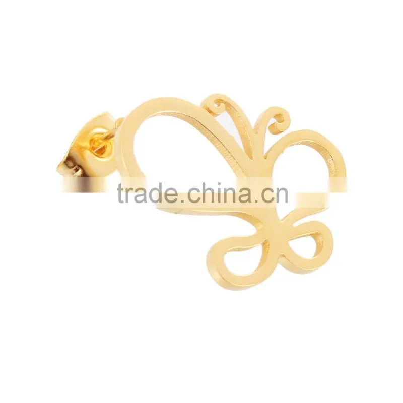 earrings saudi gold jewelry fashion zircon stud earrings