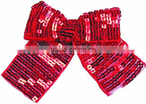 5 inch women double ribbon bow gilrs hair clip satin ribbon bow girl's hairpins headwear accessories