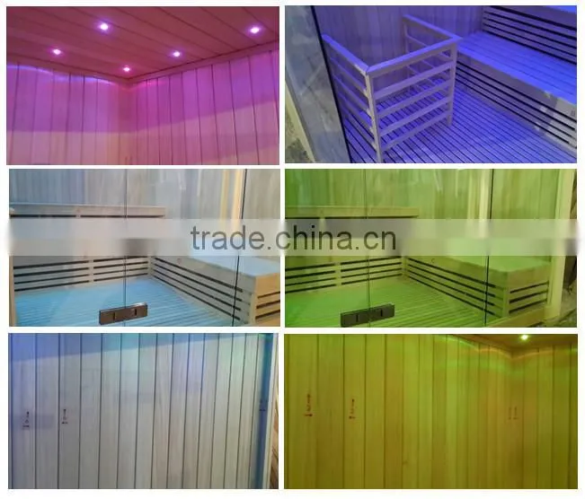 China Factory popular top selling russian sauna room with different kind of wood for choose