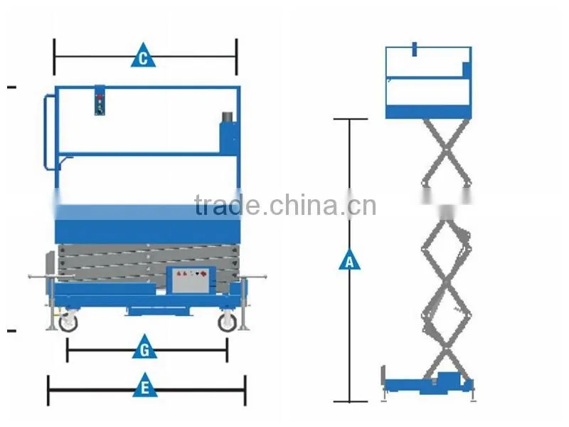 hydraulic scissor lift platform