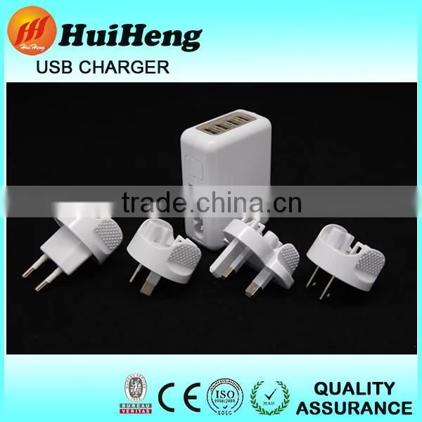 Hot sale 4 port usb wall charger 4-port usb wall charger uk eu us
