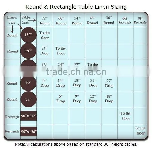 Wedding decorative satin rosette table cover round table overlay